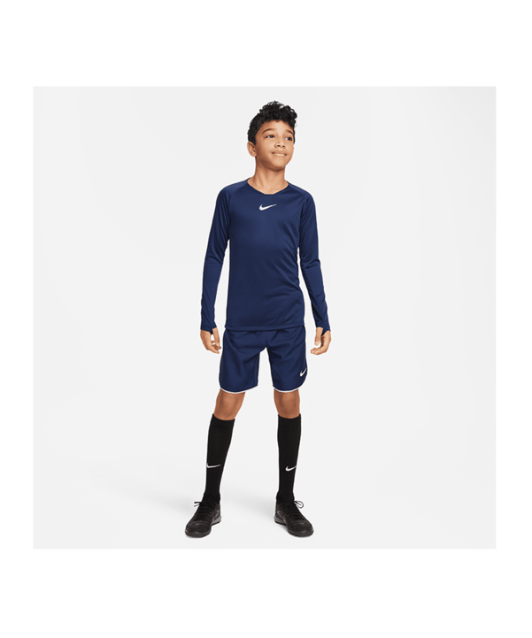 Nike Park First Layer Top langarm Kids Blau F410 - blau