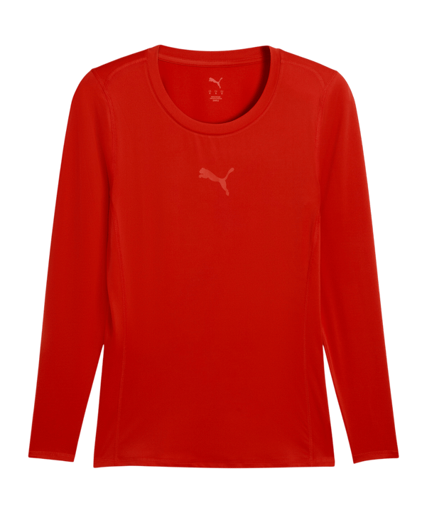 PUMA teamLIGA26 Baselayer LS T-Shirt Rot F01 