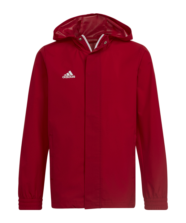 adidas Entrada 22 Allwetterjacke | Rot - rot