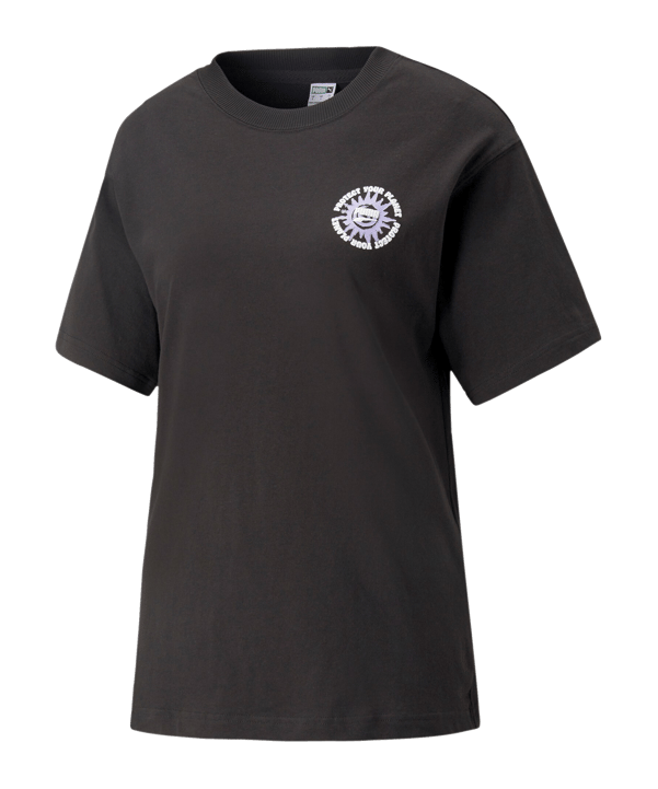 PUMA DOWNTOWN Relaxed Graphic T-Shirt Damen F01