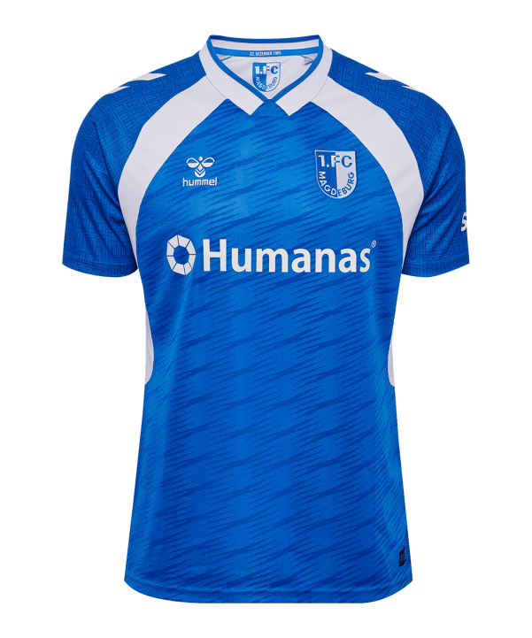 Hummel 1. FC Magdeburg Trikot Home 2025/2026 Blau F7251 - blau