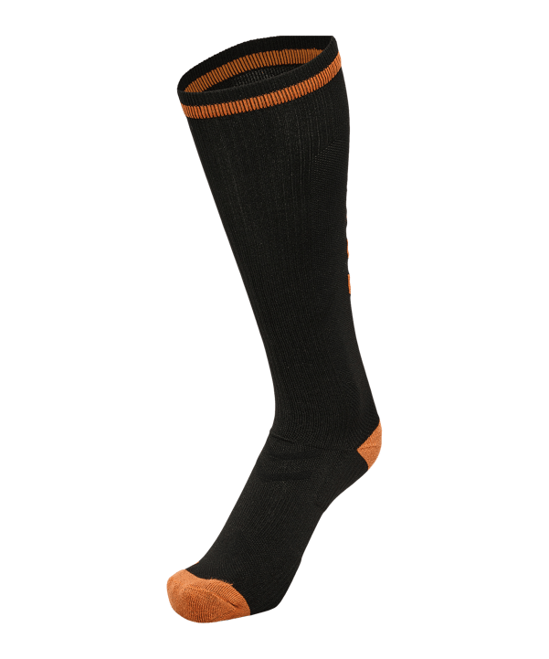 Hummel Elite High Socken Schwarz Orange F2461