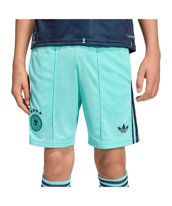 adidas DFB Deutschland Short Away WM 2026 Kids Türkis - tuerkis
