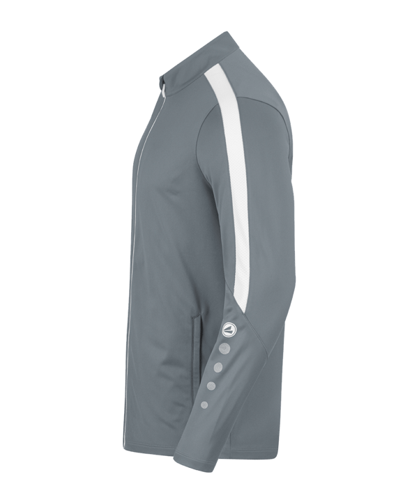 JAKO Power Polyesterjacke Grau Weiss F840 - grau