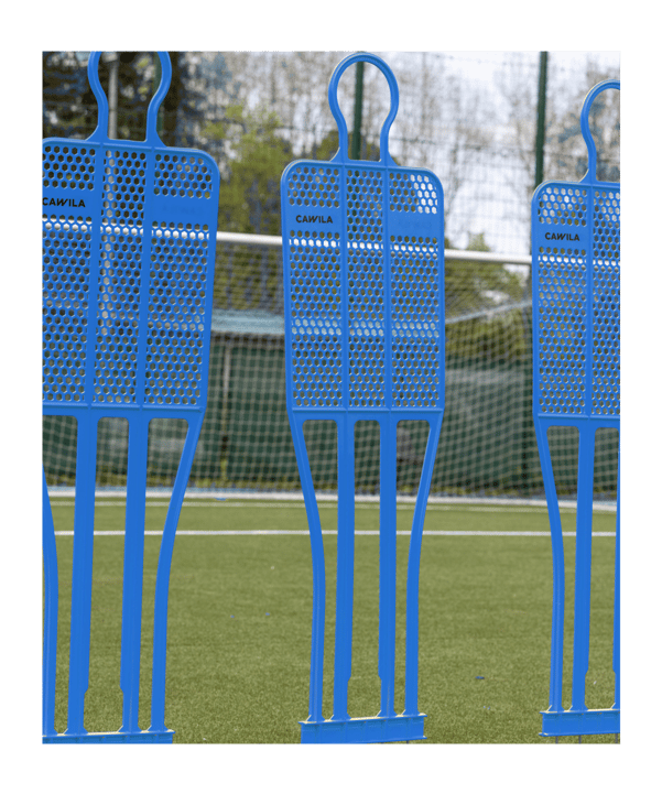 Cawila Trainingsdummy LIGA 180cm Blau | | Freistoßdummy aus sehr robustem Kunststoff - blau