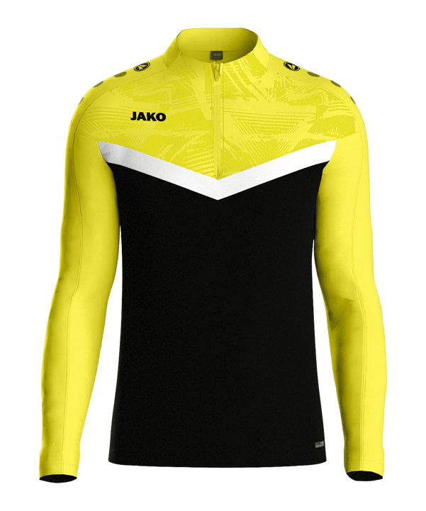 JAKO Iconic HalfZip Sweatshirt Schwarz F808