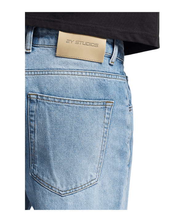 2Y Studios Adrik Basic Baggy Jeans Hose Blau - blau