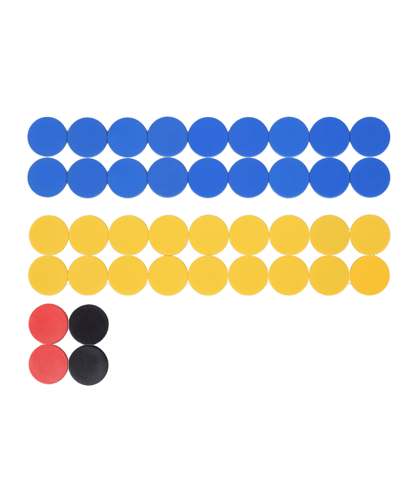 Cawila Premium Magnet Set 20mm Gelb Blau