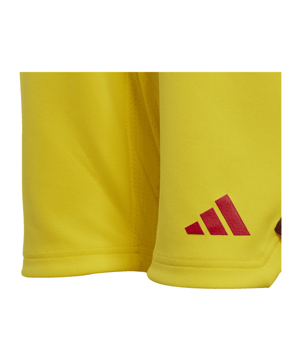 adidas Tiro 23 Pro Torwartshort Kids Gelb Rot - gelb