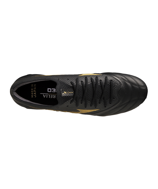 Mizuno Morelia Neo IV Made in Japan FG Aurum Schwarz Gold F50 - schwarz
