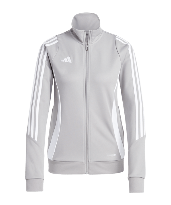 adidas Tiro 24 Trainingsjacke Damen Grau Weiss