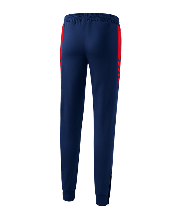 Erima Six Wings Worker Hose Damen Dunkelblau Rot - blau