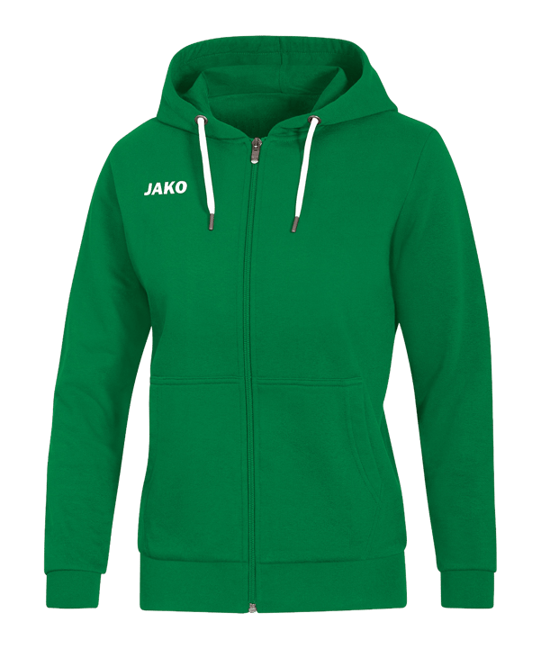 JAKO Base Kapuzenjacke Damen Grün F06