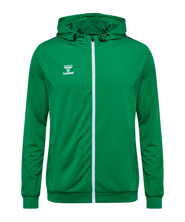 Hummel hmlAUTHENTIC PL Kapuzenjacke Grün F6235 - gruen