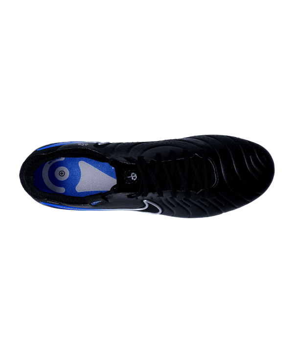 Nike Tiempo Legend X Elite SG AC Shadow Schwarz Silber Blau F040 - schwarz
