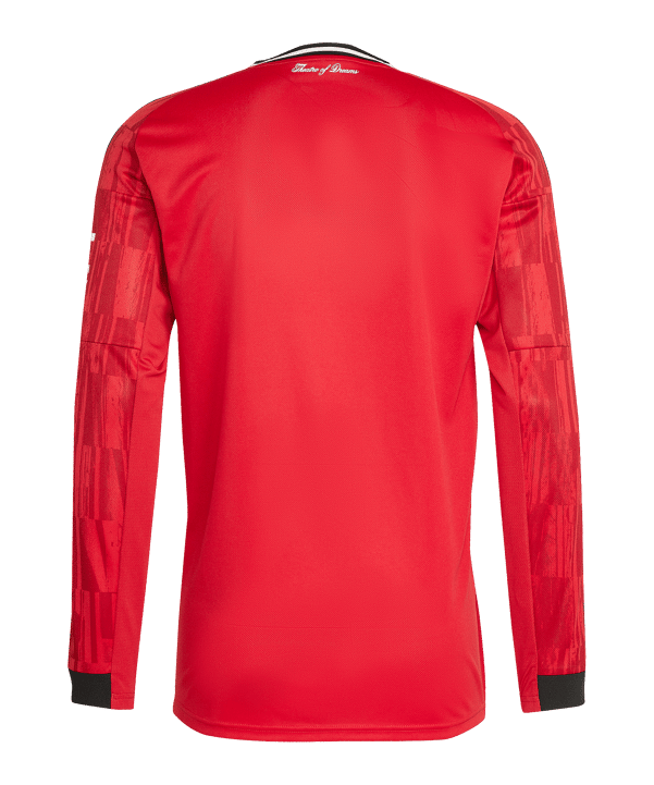 adidas Manchester United Longsleeve Trikot Home 2025/2026 Rot - rot