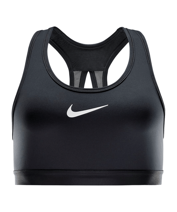 Nike Swoosh High Support Bra Sport-BH Damen Schwarz F010 - schwarz