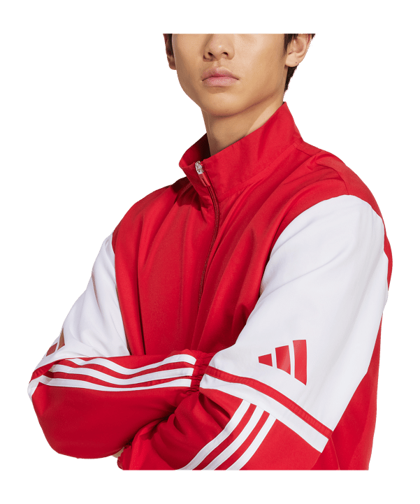 adidas Präsentationsjacke Rot - rot