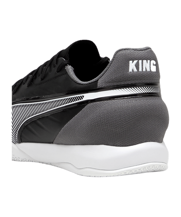 PUMA KING Match IN Eclipse Schwarz Weiss F01 - schwarz