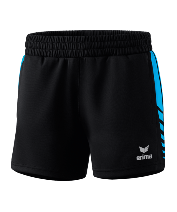 Erima Six Wings Worker Short Damen Schwarz Blau
