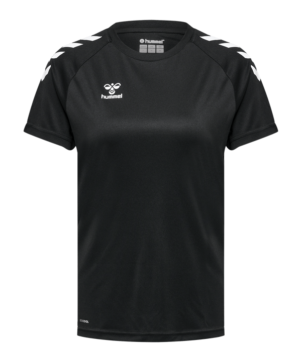 Hummel Core XK Poly T-Shirt Damen Schwarz F2009 