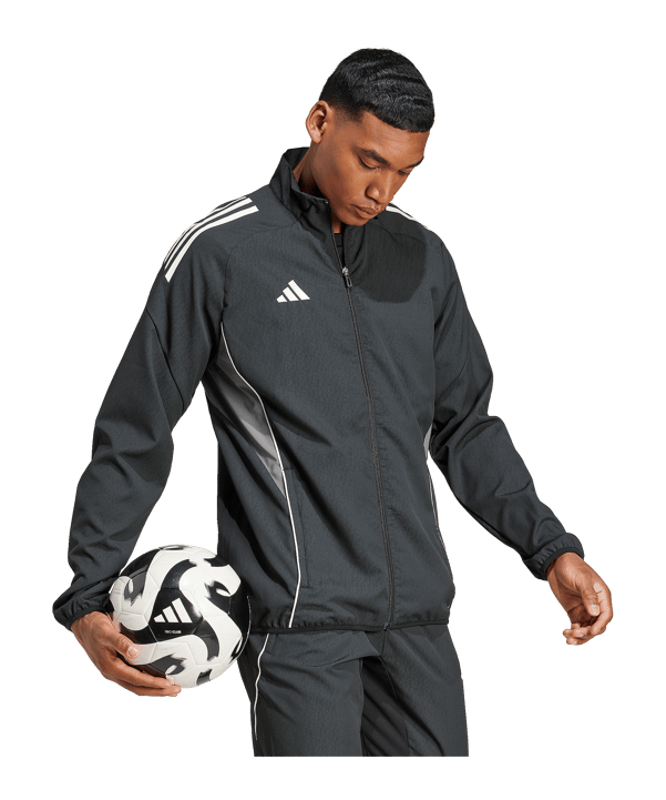 adidas Tiro 25 Comp Präsentationsjacke Schwarz | - schwarz