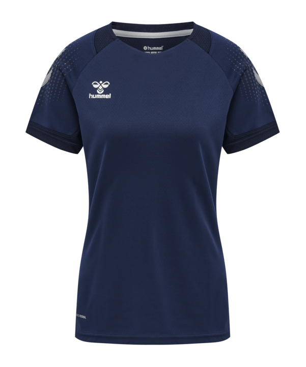 Hummel hmlLEAD Trainingsshirt Damen Blau F7026 - blau