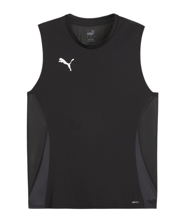 PUMA teamGOAL Tanktop Schwarz Weiss F03
