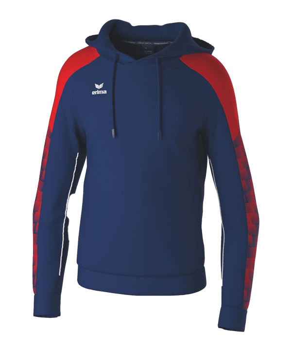 Erima Evo Star Hoody Kids Blau Fnewnavyrot 