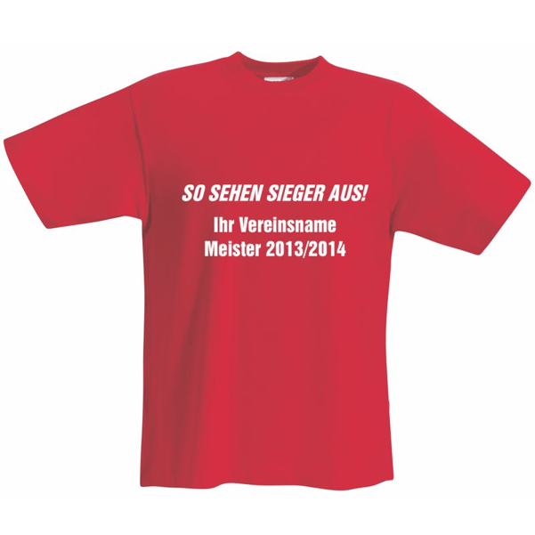 Meister T-Shirt | rot - rot