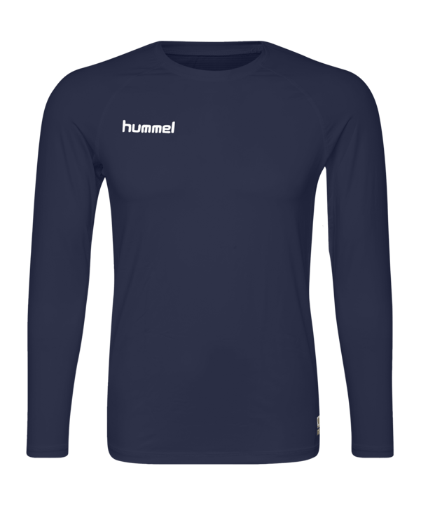 Hummel First Performance Langarmshirt Blau F7026 - blau