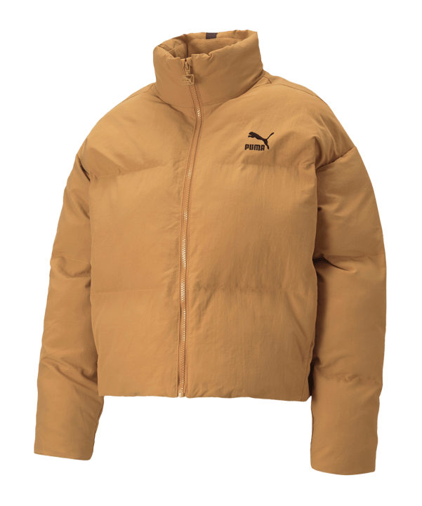 PUMA Classics Short Polyball Puffr Jacke Damen F74 - braun