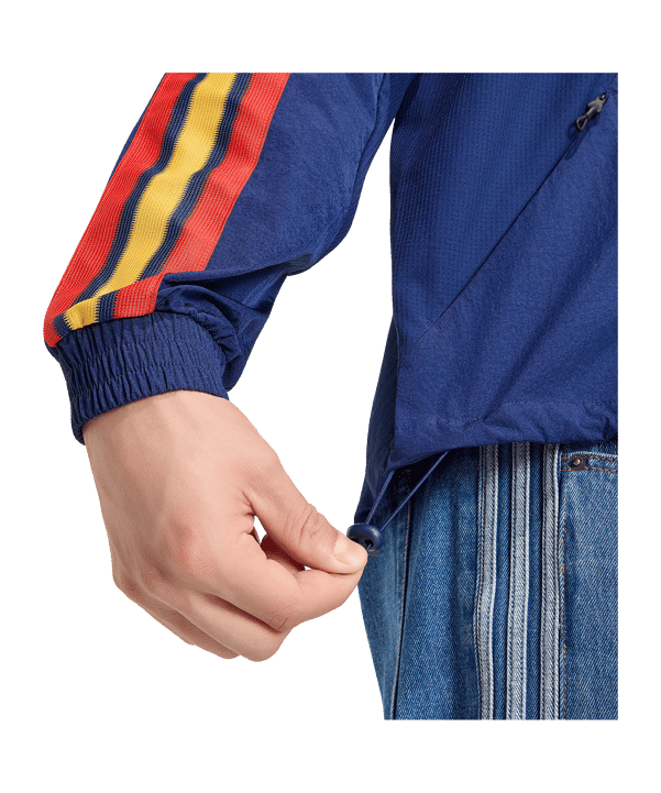 adidas FEF Ecuador AN Jacke Blau - blau