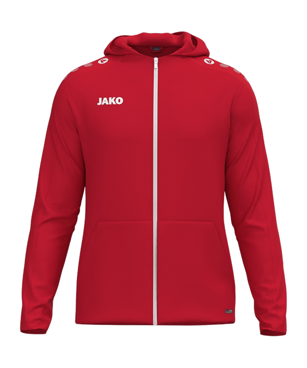JAKO One Kapuzenjacke Rot F100 