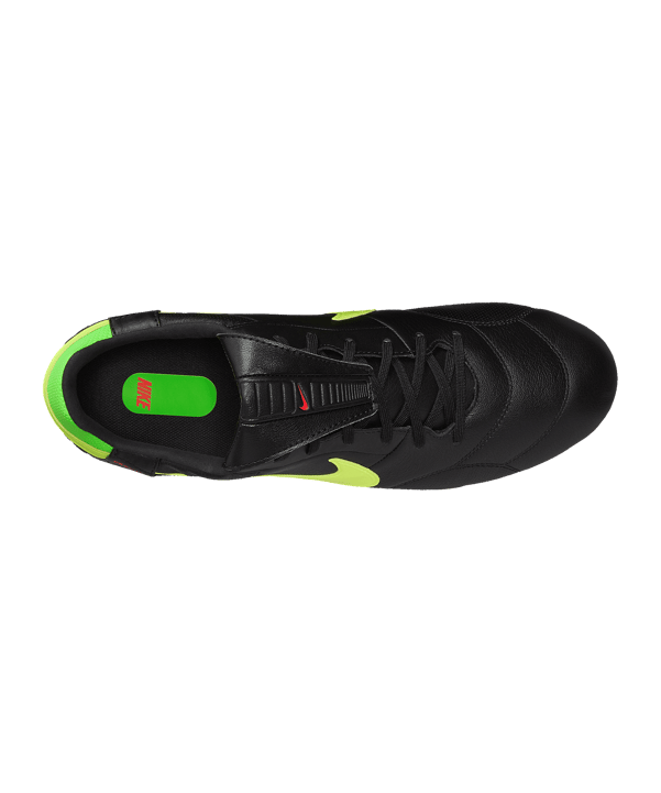 Nike X 11teamsports Premier III Leather FG Schwarz Gelb Grün F008 - grau