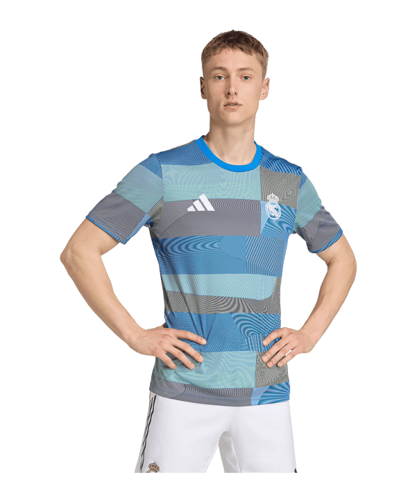 adidas Real Madrid Prematch T-Shirt 2025/2026 Blau - blau