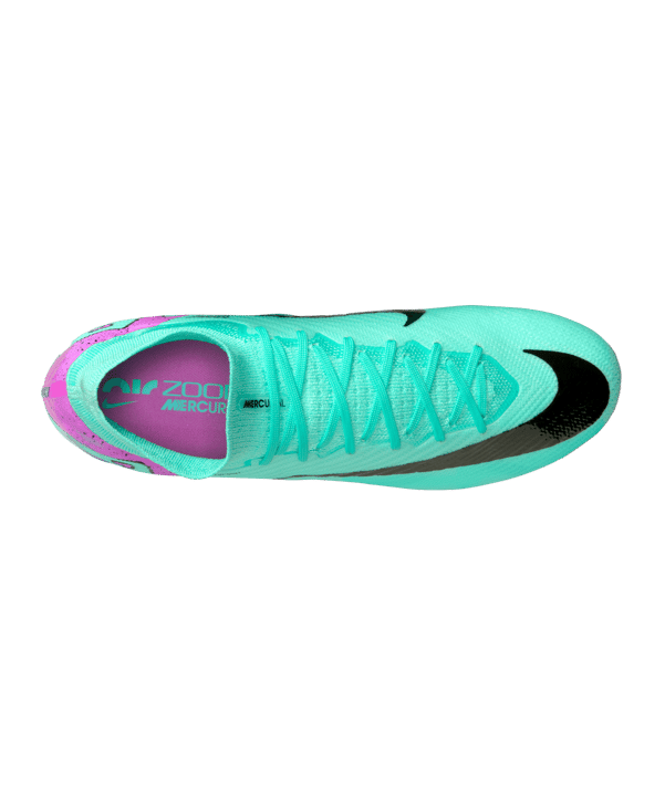 Nike Air Zoom Mercurial Superfly IX Elite FG Peak Ready Grün Schwarz Pink F300 - gruen
