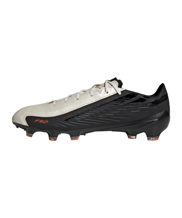 adidas F50 Elite Hyperfast FG Leather Tech Weiß - weiss