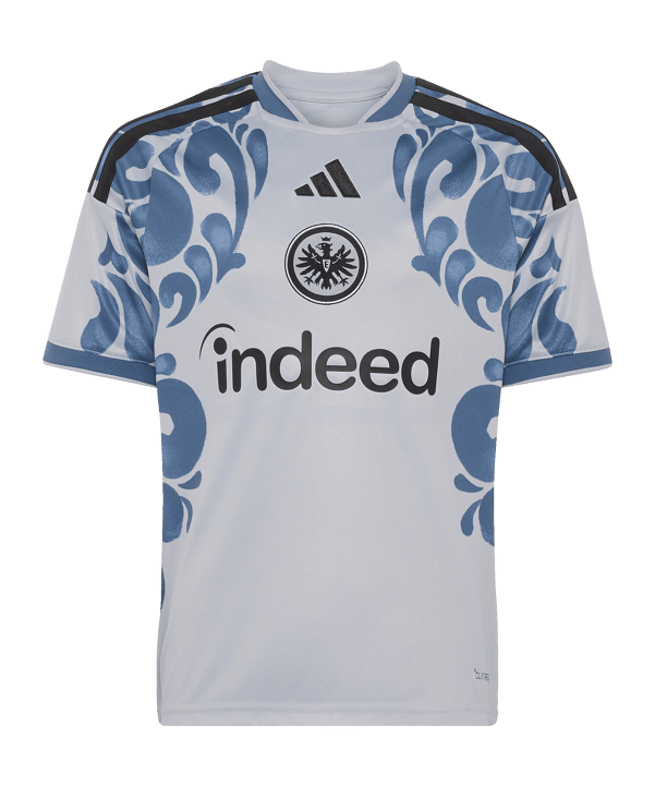 adidas Eintracht Frankfurt Trikot 3rd 2026/2027 Kids Grau - grau