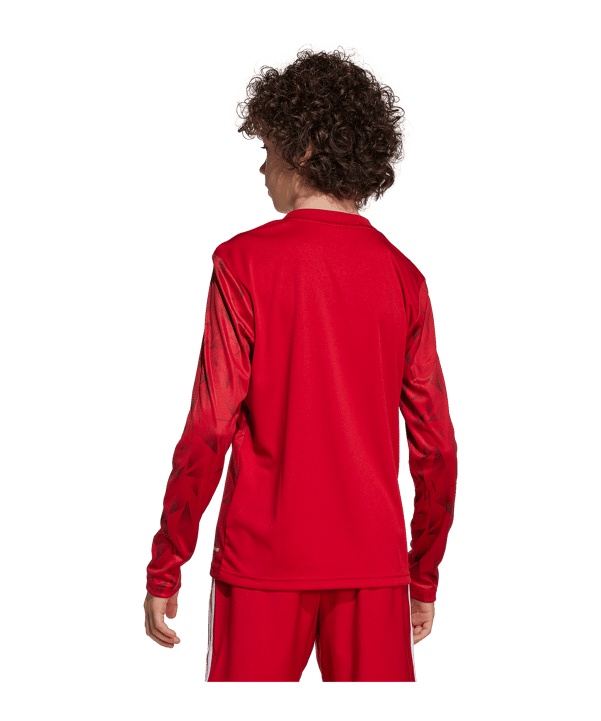 adidas Team Icon 25 Trikot langarm Kids Rot - rot