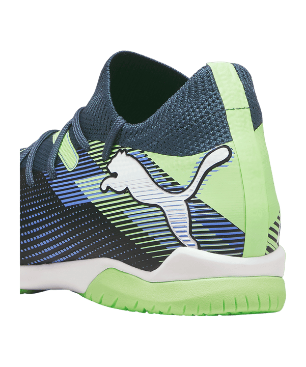 PUMA FUTURE 7 Match + Mid IN Lights Out Jr Kids Grau Weiss F03 - grau