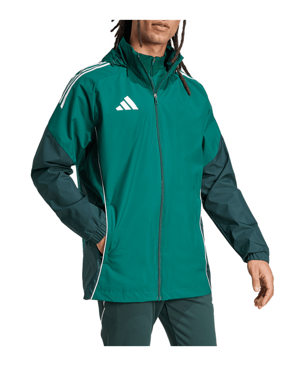 adidas Tiro 25 Competition Regenjacke Grün | - gruen