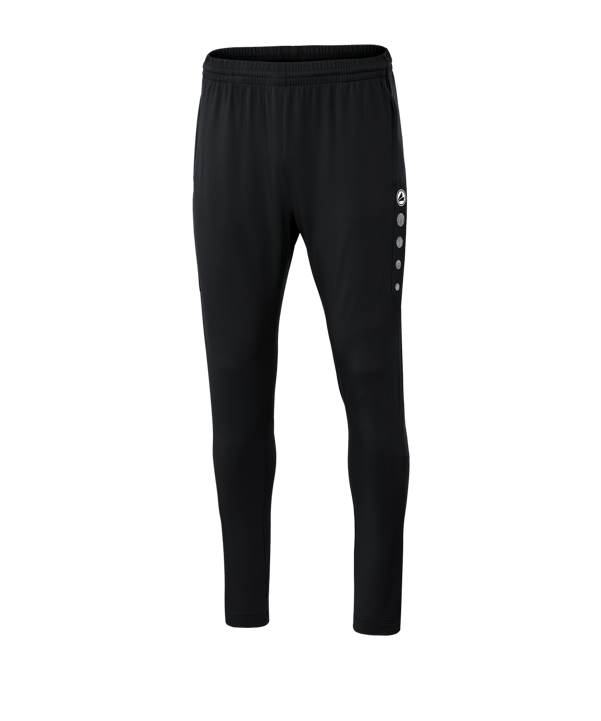 JAKO Premium Trainingshose Schwarz F08 - schwarz