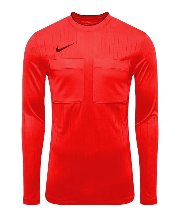 Nike Referee Schiedsrichtertrikot langarm Rot Schwarz F635