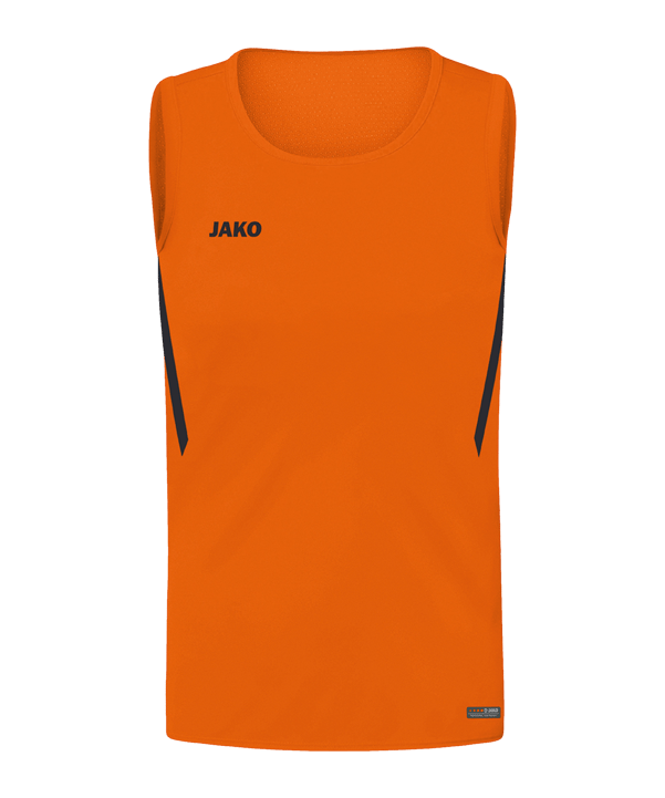 JAKO Challenge Tanktop Kids Orange Schwarz F351
