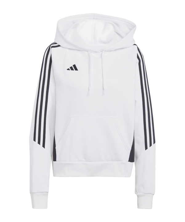 adidas Tiro 24 Hoody Damen Weiss Schwarz