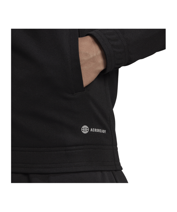 adidas Entrada 22 TK Trainingsjacke Damen Schwarz - schwarz
