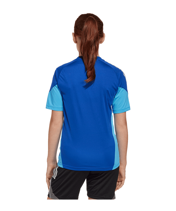 adidas Tiro 25 Competition Trainingsshirt Kids Blau - blau