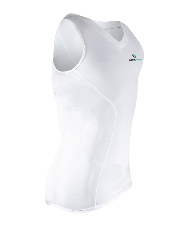 Gamepatch Compressishirt Hemd Weiß - weiss