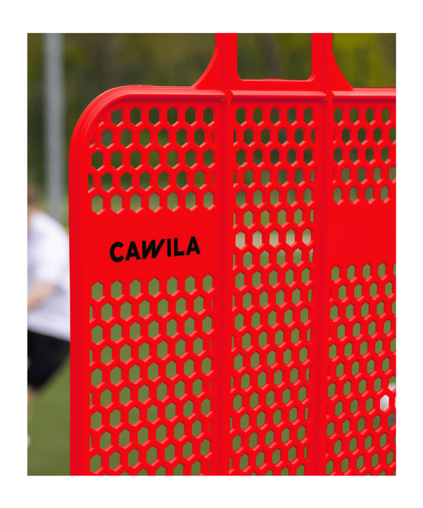 Cawila Trainingsdummy LIGA 180cm Rot | | Freistoßdummy aus sehr robustem Kunststoff - rot